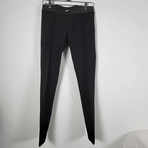 Stella McCartney Women 38 Black Wool Blend Pleats Work Business Dress Pants - Picture 1 of 10