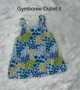 Gymboree Outlet Sea Splash Floral Tank Size 6 - Picture 1 of 4