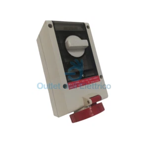 SCAME 555.1686 PRESA INTERBLOCCATA 3P+T 16A IP66 380/415V SERIE IEC 309 - Picture 1 of 1