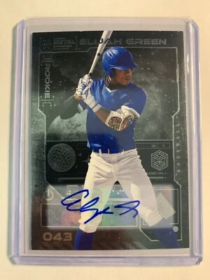 Elijah Green 2023 UD Skybox Auto Metal Universe Champions RC #043 (2) - Image 1 of 2