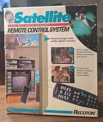 Recoton Mini Dish Satellite DSC465 Remote Control Repeater 1996 NOS - Image 1 of 4