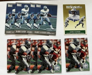 10- 1991 Barry Sanders- Fleer Ultra and Pro Set Platinum - Picture 1 of 2