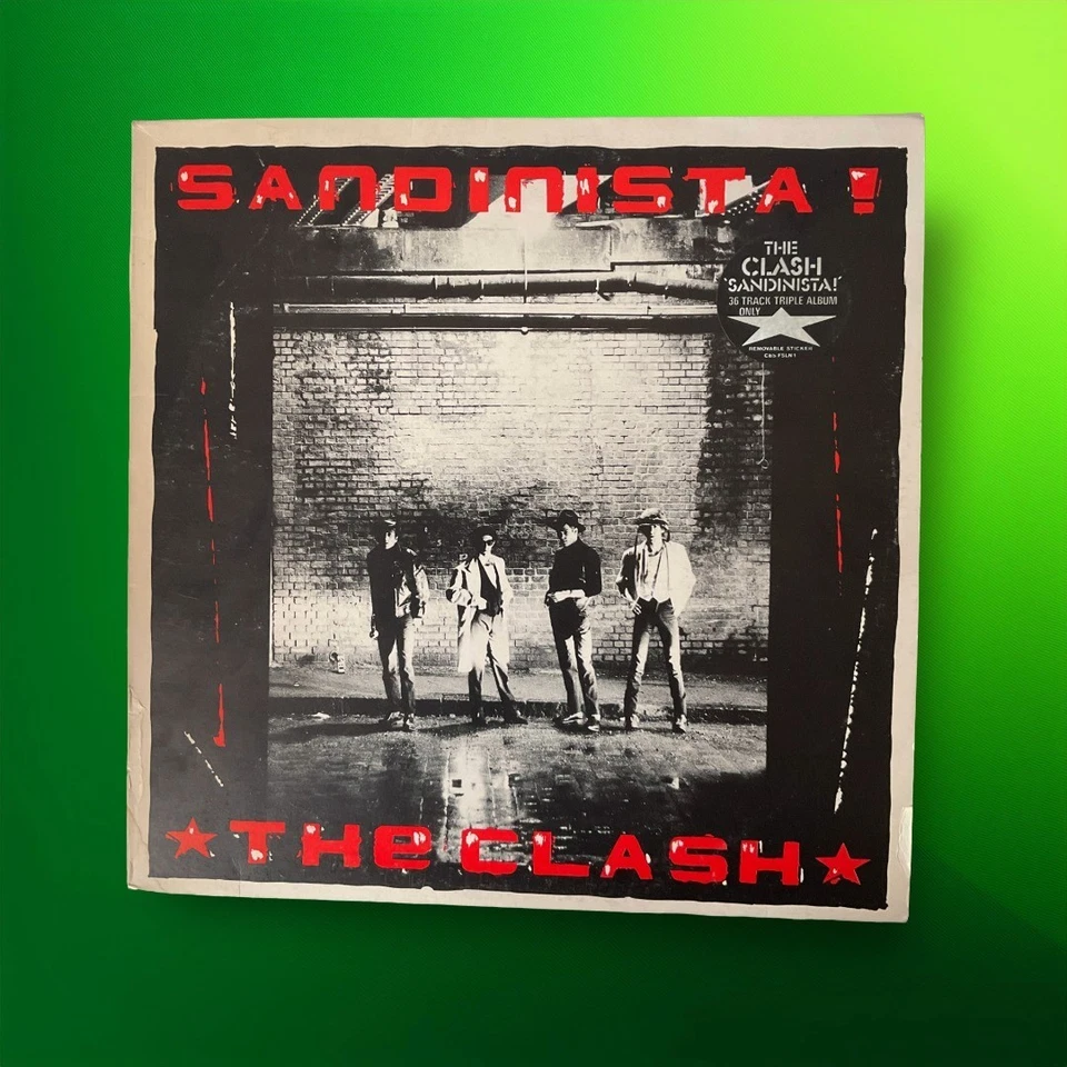 The Clash - Sandinista! - 1980 UK 1st Press 3xLP NM/EX CBS FSLN1 + Booklet - Image 1 of 4