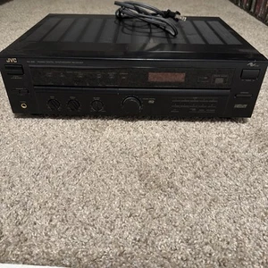 JVC RX-206BK AM/FM Stereo Digital Receiver Synthesizer No Remote Power Tested - Picture 1 of 8