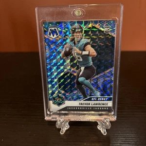 2021 Panini Mosaic NFL Debut Trevor Lawrence 241 Reactive Blue  Prizm (RC) - Picture 1 of 2