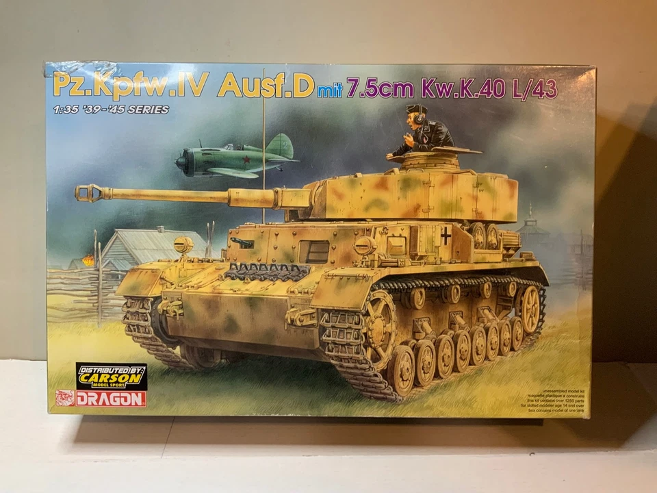 Pz.Kpfw. IV Ausf. D with 7,5cm KwK 40 L/43 1/35 - Bild 1 von 1