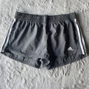 ADIDAS Womens Aeroready Sport Shorts Size Large Grey/ White - Picture 1 of 4