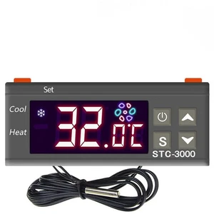 Precise Digital Thermostat Controller Switch for Heating and Cooling Control - Picture 1 of 8