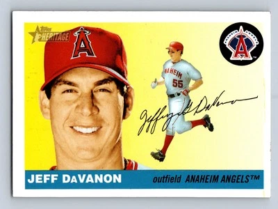 2004 Topps Heritage #394 Jeff Davanon Anaheim Angels - NM/MT - Image 1 of 2