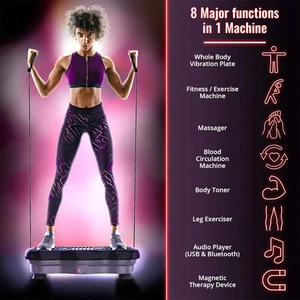 3D Vibrationsplatte Vibrationsgerät Vibrationstrainer Heimtrainer Vibro Shaper - Bild 1 von 21