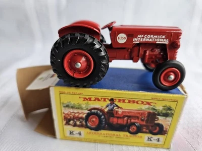 Tractor Internacional Matchbox Lesney King Size K-4 De Colección Con Caja Original  Foto 1 de 4