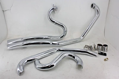 SISTEMA DE ESCAPE DOBLE CURVO 2-2 NUEVO SRVT CRHOME PARA 06 Y MÁS VICTORIA VEGAS 8 BOLAS Foto 1 de 4