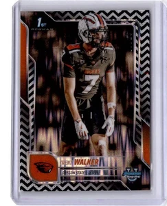 2025 Bowman University Chrome Trent Walker Black & White Stealth Refractor #/48 - Bild 1 von 2