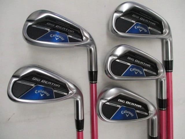 Callaway BIG BERTHA B21 Iron set 6-9+Pw Tour AD 50 Flex-L 5pcs RH Ladies Golf  - Image 1 of 4
