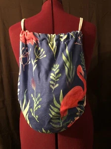 Beach Towel Backpack Combo Super Soft Flamingo - Picture 1 of 4