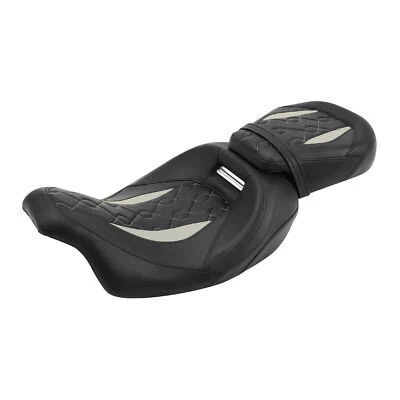 Asiento de conductor pasajero apto para Harley Touring CVO Street Road Glide 2009-2023 Foto 1 de 4