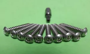 10x Land Rover Freelander SECURITY Early 1" Screws Rear Tail Brake Light Lens - Picture 1 of 1