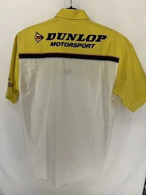 Camisa logotipo manga curta com botão Dunlop Motorsport tamanho pequeno - Imagem 1 de 4