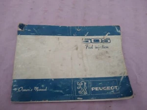*Original 1982-83 Peugeot 505 Bedienungsanleitung - Bild 1 von 7