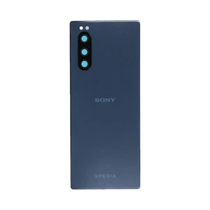 Sony Xperia 5 Genuine Battery Cover/Rear Glass - Blue - Zdjęcie 1 z 1