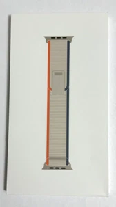 Bracelet Apple Watch authentique boucle de trail (49 mm) orange/beige M/L - Photo 1 sur 5