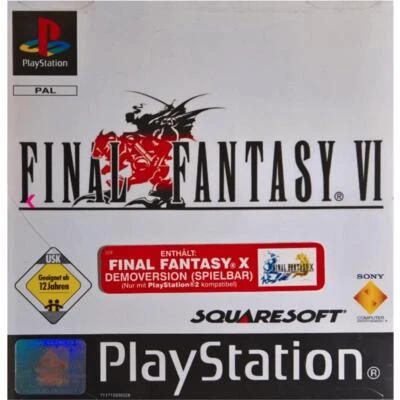 PS1 PlayStation 1 - Demo Final Fantasy VI + FFX - con scatola originale - Immagine 1 di 2