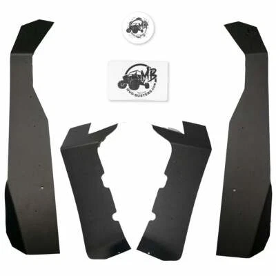MudBusters Mud-Lite guardabarros llamaradas para Yamaha Wolverine X2 R-Spec y XTR 2019-2025 Foto 1 de 4