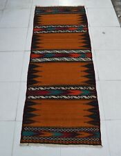 2'5 x 6 Handmade afghan tribal sufreh wool kilim runner rug, persian runner rug