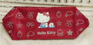 Bolso de Mano Hello Kitty Retro Rojo 3 1/2" x 6 1/2" x 3 7/8" - Apertura con Cremallera - Imagen 1 de 6
