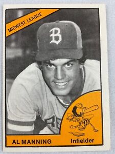 1977 Burlington Bees-TCMA Minor League Baseball Card#0127-Al Manning