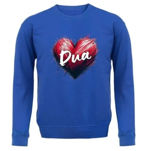 Love Heart Dua - Kids Hoodie / Sweater - Singer Lyrics Fan Tour Love Concert - Picture 1 of 20