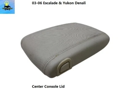 15178472 03-06 Cadillac Escalade, ESV EXT Center Floor Console Lid Armrest Cover - Image 1 of 4