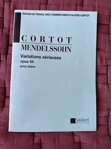Cortot Mendelssohn Variations Series Opus 54 - Picture 1 of 3