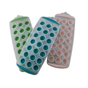 3 Pack Mini Round Ice Cube Trays Silicone Easy Pop Out for Baby Food Drinks - Picture 1 of 9