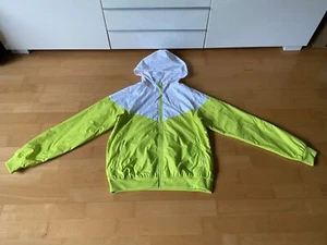 NIKE TRAININGSJACKE SPORTJACKE NEONGELB/NEONGRÜN WEISS KAPUZE MESH S/34-36 TOP - Bild 1 von 24