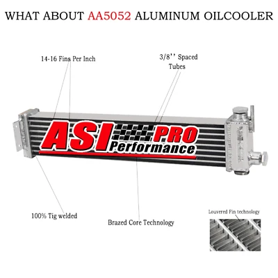 Aluminum Oil Cooler For 1986-1992 1987 1990 1991 Mazda RX-7 RX7 FC3S S4 S5 13B. Foto 1 de 4