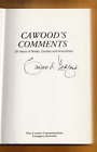 Cawood Ledford Kentucky Wildcats AUTO Signed Cawood's Comments Book B1