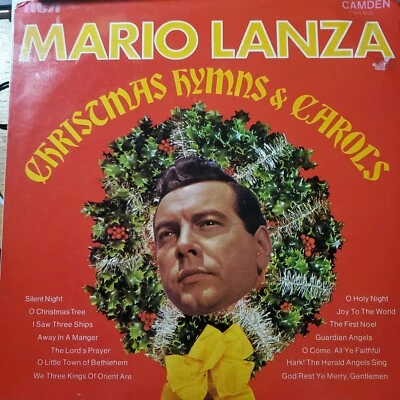 Mario Lanza Christmas Hymns & Carols UK Import RCA Camden CDS 1036 33 RPM LP - Image 1 of 2
