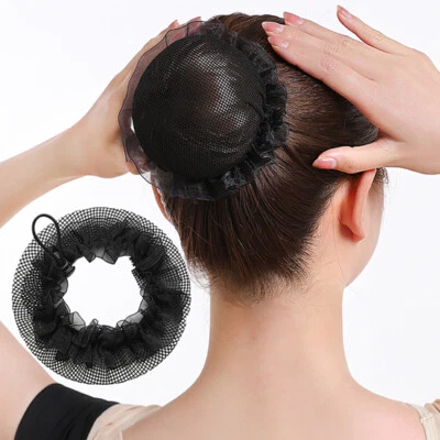 Classic Mesh Bun Hair Net Hair Bun Nets for Ballet Dance Gymnastic Equestrian - Image 1 of 4