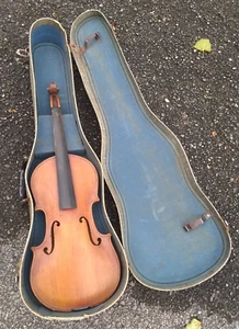 Vintage Antique 4/4 Stradivarius Copy HUSK early 1900's. Rebuilt in 1976 - Picture 1 of 24