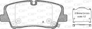 KIT PASTIGLIE FRENO FRENO A DISCO OPEN PARTS PER HYUNDAI H350 AUTOBUS HYUNDAI H3 - Imagen 1 de 1