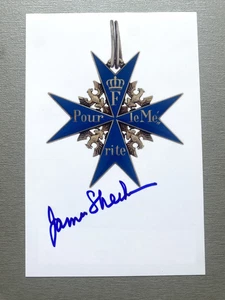 JAMES SHEEHAN "POUR LE MERITE" signed Foto 10x15 Autogramm - Picture 1 of 1