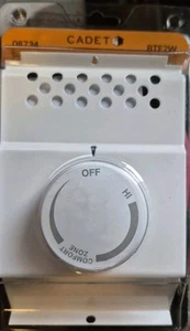 Cadet Built-In Baseboard Thermostat Double Pole BTF2W 08734 ~ New Factory Sealed - Picture 1 of 3
