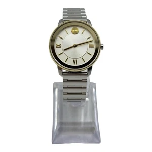 Movado Bold Damenuhr bicolor Edelstahl 32mm -3600592- neue Batterie - Bild 1 von 8
