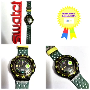 Swatch Scuba 200 Captain Nemo SDB101 Vintage Orologio da polso Anni 90 Usato - Imagen 1 de 8