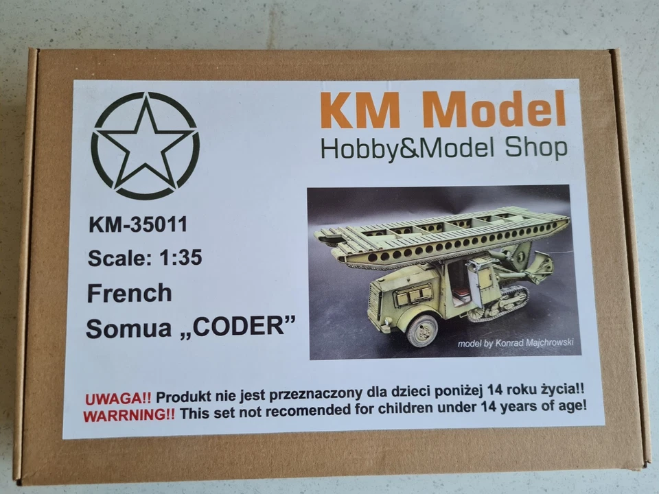 KM Model 35011 French Somua 'Coder'   Echelle 1/35 - Photo 1/1