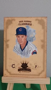 2004 Donruss Diamond Kings #156 Greg Maddux Crowning Moment SP Atlanta Braves - Picture 1 of 8