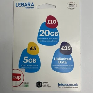 LEBARA VIP BUSINESS EASY HANDYNUMMER SIM KARTE’07918121610’ - Bild 1 von 3