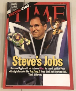 Time Magazine October 18, 1999- Steve Jobs- Toy Story - Picture 1 of 11