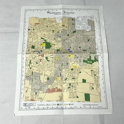 2003 Vintage COLOR Map of WASHINGTON TOWNSHIP Montgomery County, Ohio - OH Map - Image 1 of 4